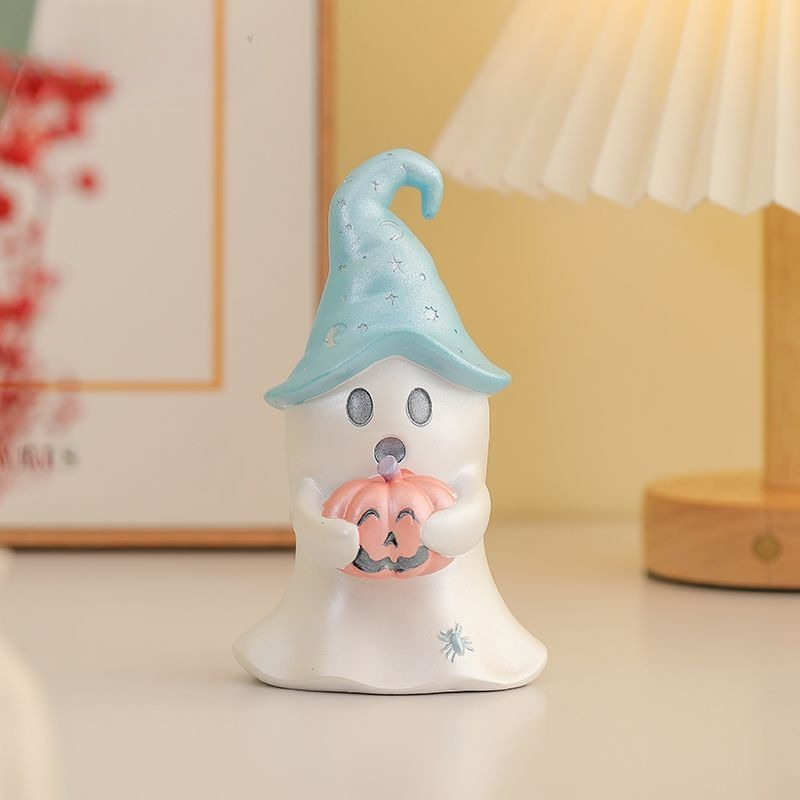 Office Technologies - ハロウィン漫画リトルゴーストフィギュアオフィスデスクトップかわいい装飾ギフト女の子子供向け