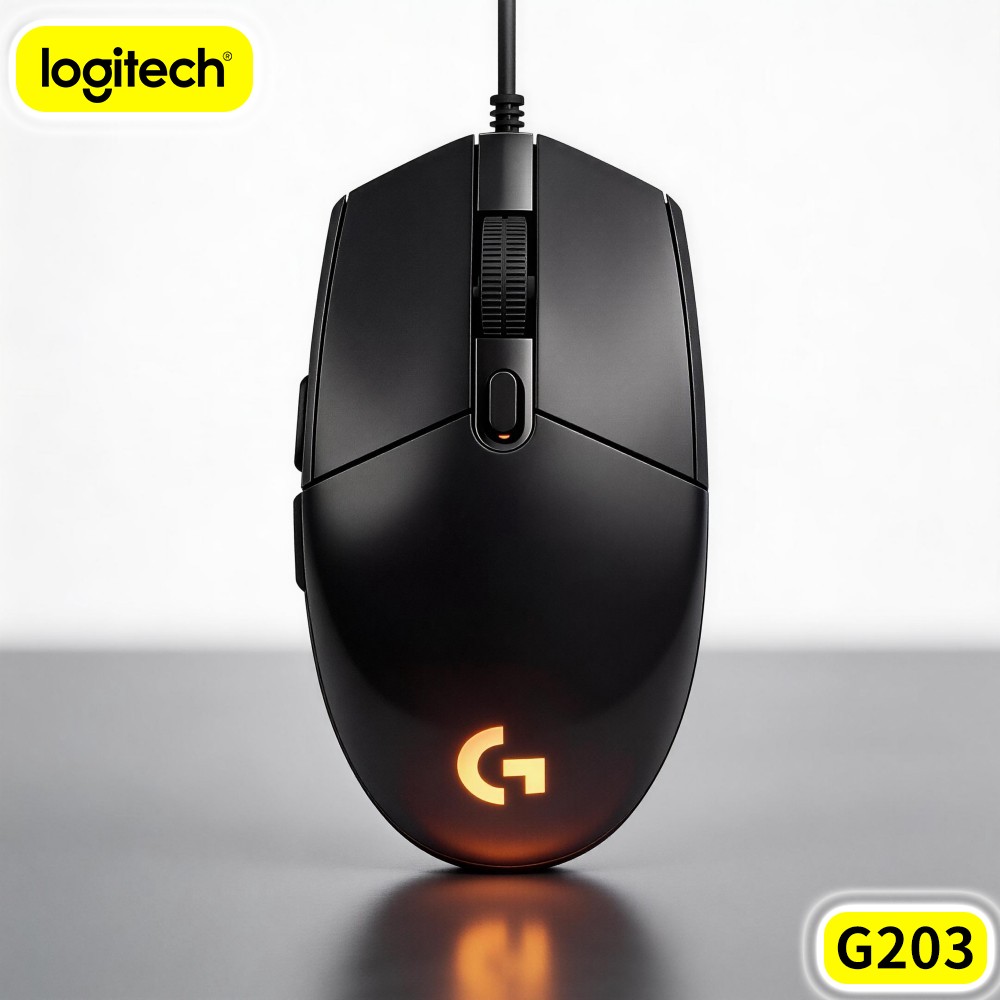ロジクール G203 有線ゲーミングマウス 快適な長時間使用 - Logitech Mouse G203 のレビューと価格