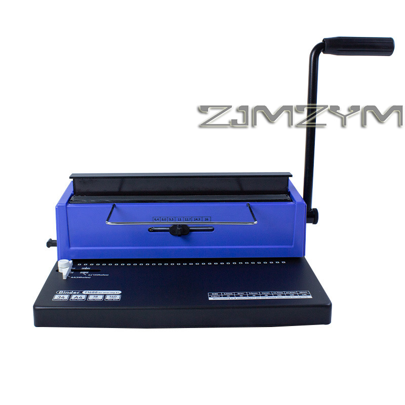 正方形/丸穴34穴鉄リング製本機、契約書入札書類パンチング製 - Binding Machine Comb のレビューと価格