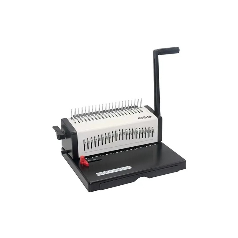金属製ボディの頑丈な手動式デザイン、コームワイヤー・スパイラ - Binding Machine Comb のレビューと価格