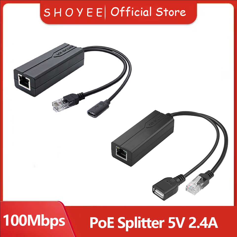 PoE スプリッター 5V 2.4A USB タイプ C メ - Power Over Ethernet のレビューと価格