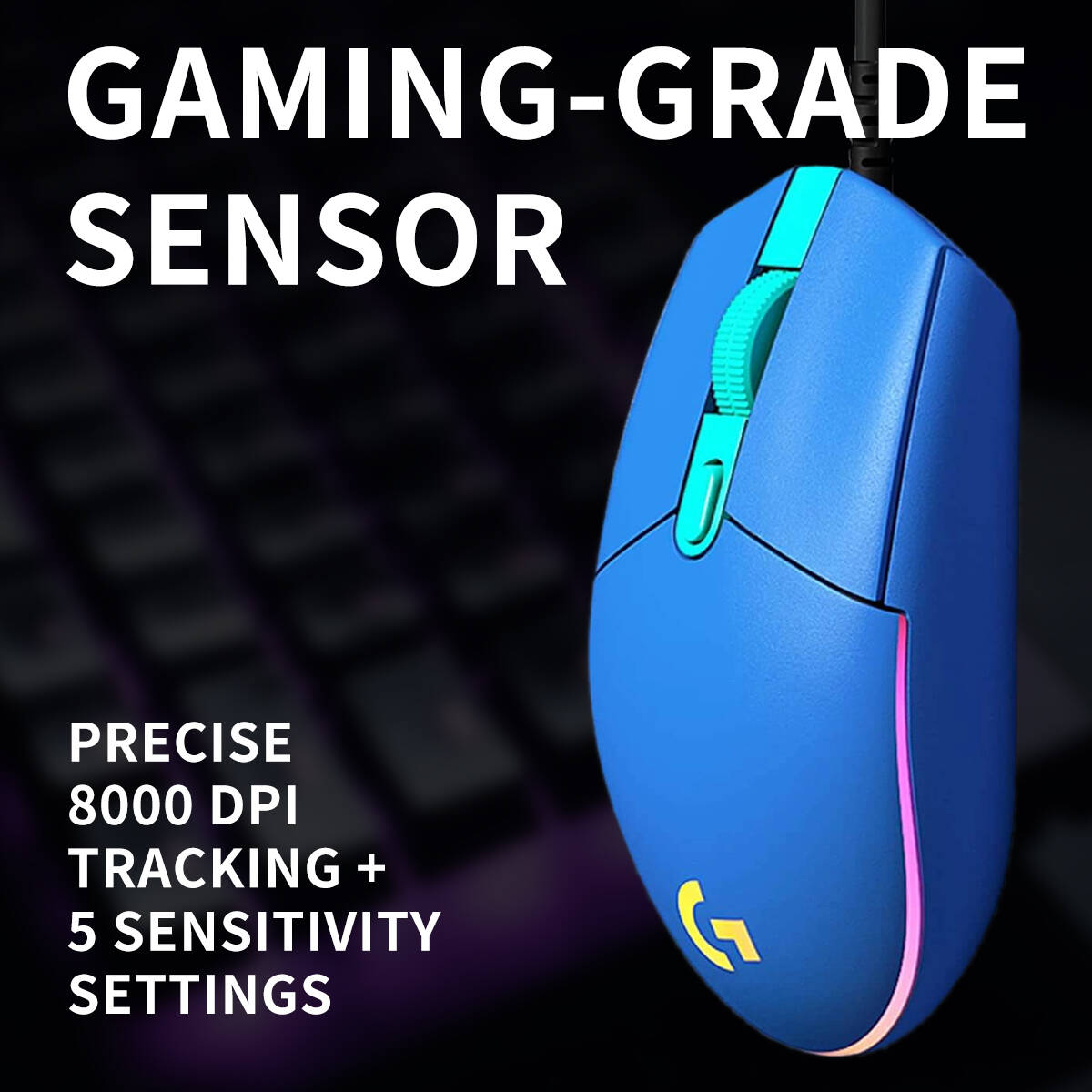 ロジクール G203 有線ゲーミングマウス 鮮やかなRGBラ - Logitech Mouse G203 のレビューと価格